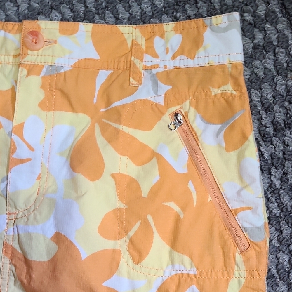 Columbia Orange and Yellow Patterned‎ Skirt - Picture 3 of 14